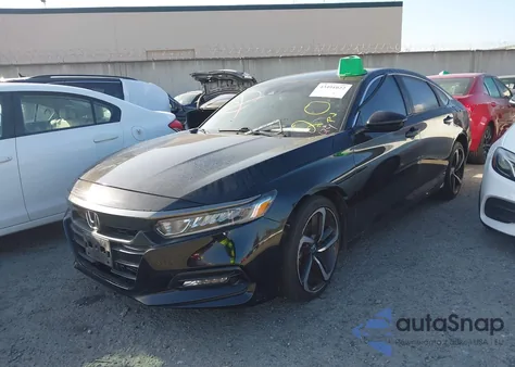 2020 Honda Accord Sport z USA, uszkodzony, nr VIN 1HGCV1F37LA055910